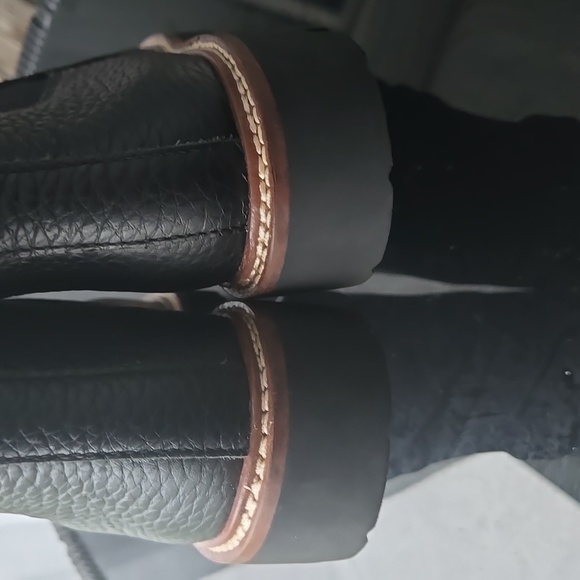 Madewell Black The Citywalk Lug Sole Chunky Chelsea Boots Size 6 - Picture 7 of 12